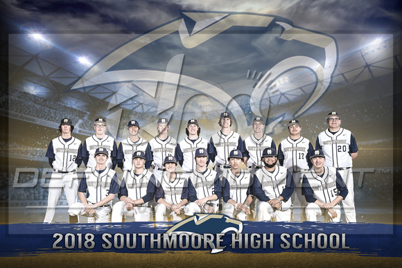2018 Southmoore High School JV Navy Baseball